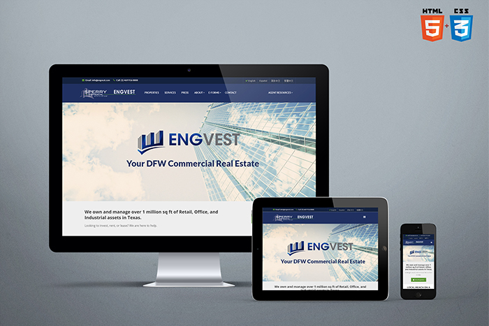 Engvest Website Design